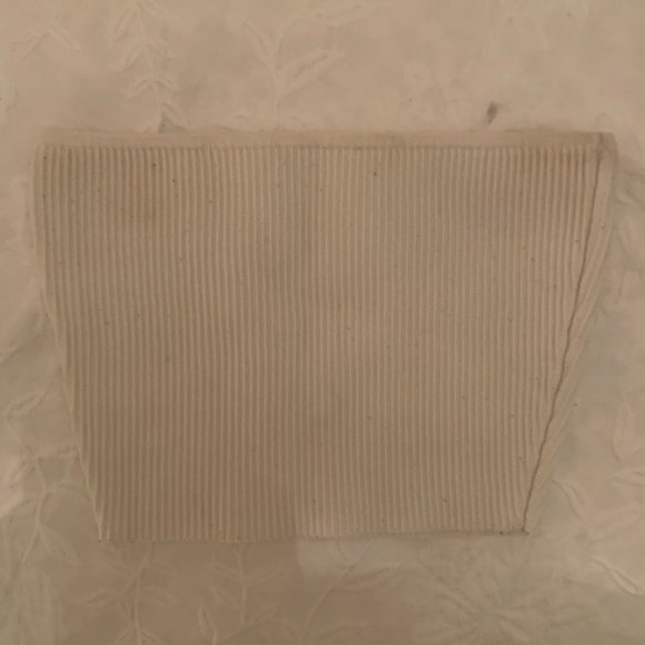 Babaton Sculpt Knit Tube Top in White - Picture 1 of 3